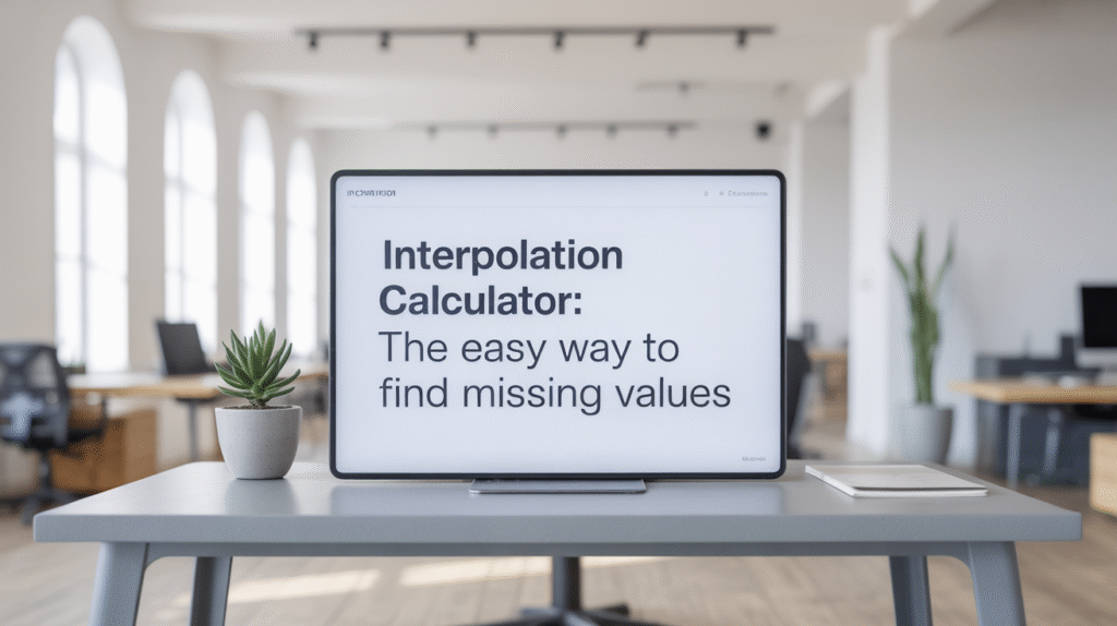 Interpolation Calculator