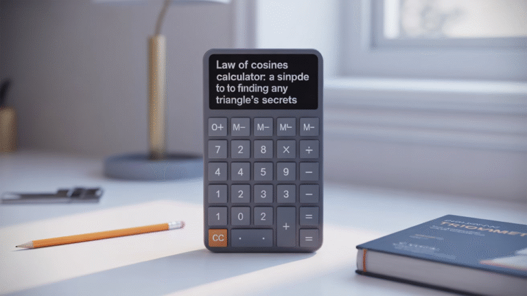 Law of Cosines Calculator