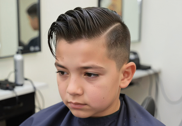 boys haircuts long on top